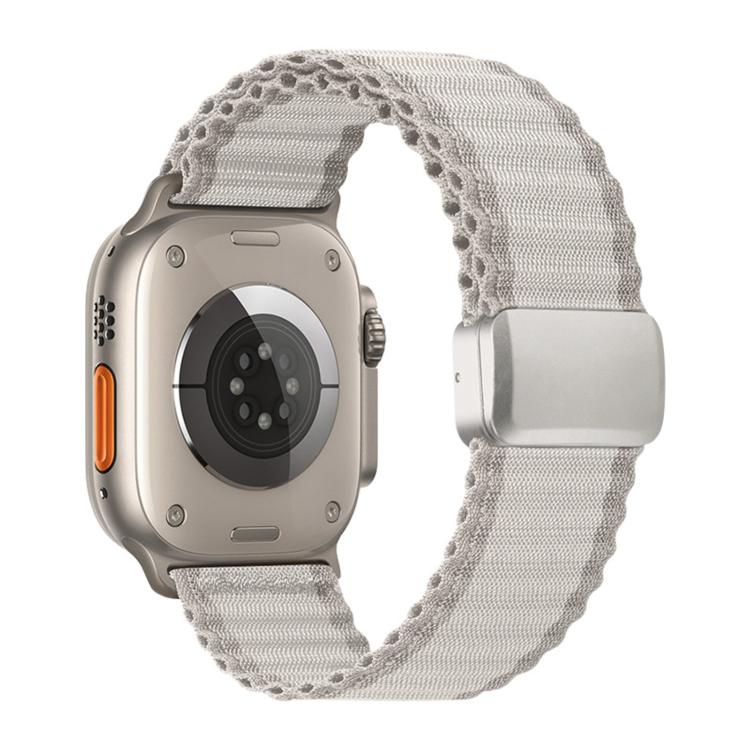 Pulseira de Relógio em Nylon Trançado com Fecho Magnético Off Road, Para Apple Watch 46mm / 49mm / 45mm / 44mm, Para Apple Watch 42mm / 41mm / 40mm / 38mm