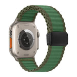 Pulseira de Relógio em Nylon Trançado com Fecho Magnético Off Road, Para Apple Watch 46mm / 49mm / 45mm / 44mm, Para Apple Watch 42mm / 41mm / 40mm / 38mm