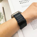 Pulseira de Relógio em Nylon Trançado com Fecho Magnético Off Road, Para Apple Watch 46mm / 49mm / 45mm / 44mm, Para Apple Watch 42mm / 41mm / 40mm / 38mm