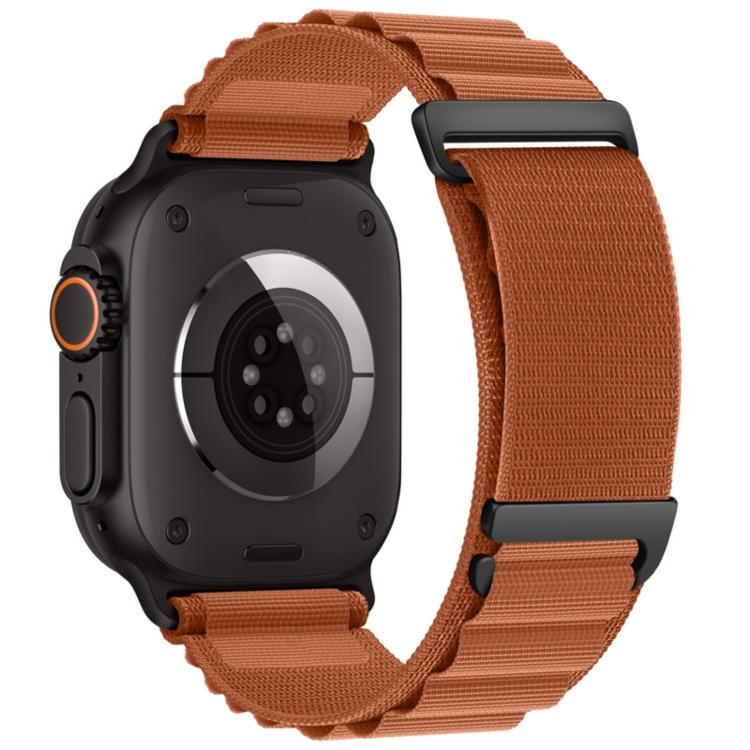 Pulseira de Relógio em Nylon com Loop de Montanha Alta em Duas Secções e Fecho C, Para Apple Watch 46mm / 49mm / 45mm / 44mm, Para Apple Watch 42mm / 41mm / 40mm / 38mm