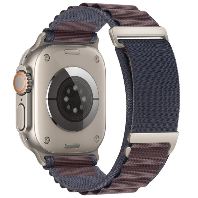 Pulseira de Relógio em Nylon com Loop de Montanha Alta em Duas Secções e Fecho C, Para Apple Watch 46mm / 49mm / 45mm / 44mm, Para Apple Watch 42mm / 41mm / 40mm / 38mm