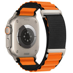 Pulseira de Relógio em Nylon com Loop de Montanha Alta em Duas Secções e Fecho C, Para Apple Watch 46mm / 49mm / 45mm / 44mm, Para Apple Watch 42mm / 41mm / 40mm / 38mm