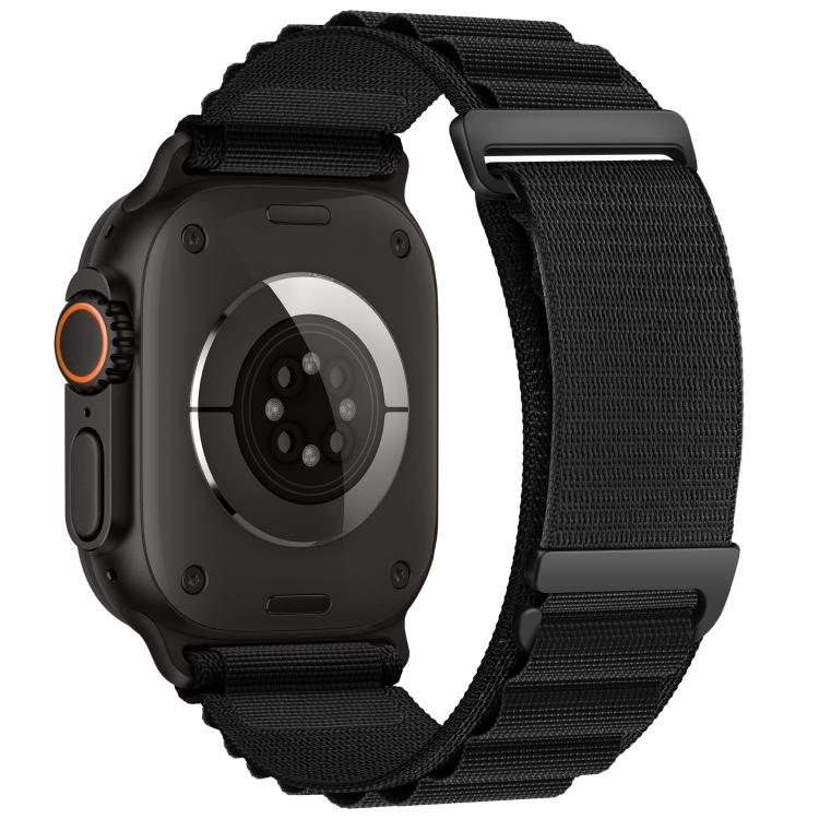 Pulseira de Relógio em Nylon com Loop de Montanha Alta em Duas Secções e Fecho C, Para Apple Watch 46mm / 49mm / 45mm / 44mm, Para Apple Watch 42mm / 41mm / 40mm / 38mm