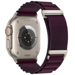 Pulseira de Relógio em Nylon com Loop de Montanha Alta em Duas Secções e Fecho C, Para Apple Watch 46mm / 49mm / 45mm / 44mm, Para Apple Watch 42mm / 41mm / 40mm / 38mm