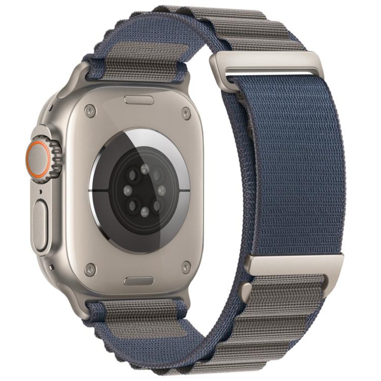 Pulseira de Relógio em Nylon com Loop de Montanha Alta em Duas Secções e Fecho C, Para Apple Watch 46mm / 49mm / 45mm / 44mm, Para Apple Watch 42mm / 41mm / 40mm / 38mm