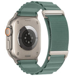 Pulseira de Relógio em Nylon com Loop de Montanha Alta em Duas Secções e Fecho C, Para Apple Watch 46mm / 49mm / 45mm / 44mm, Para Apple Watch 42mm / 41mm / 40mm / 38mm