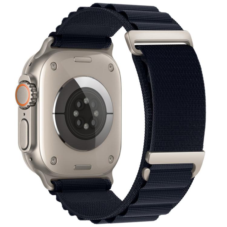 Pulseira de Relógio em Nylon com Loop de Montanha Alta em Duas Secções e Fecho C, Para Apple Watch 46mm / 49mm / 45mm / 44mm, Para Apple Watch 42mm / 41mm / 40mm / 38mm