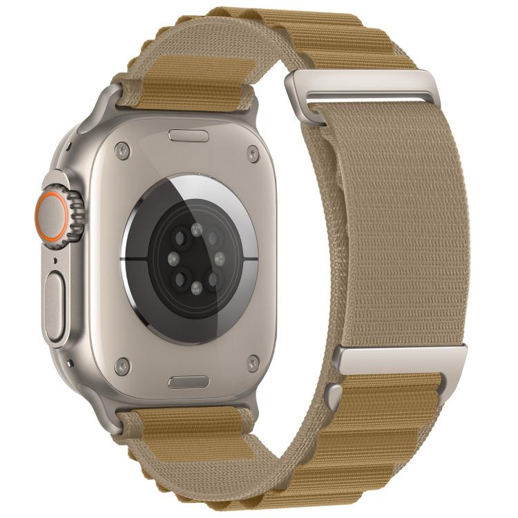 Pulseira de Relógio em Nylon com Loop de Montanha Alta em Duas Secções e Fecho C, Para Apple Watch 46mm / 49mm / 45mm / 44mm, Para Apple Watch 42mm / 41mm / 40mm / 38mm