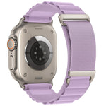 Pulseira de Relógio em Nylon com Loop de Montanha Alta em Duas Secções e Fecho C, Para Apple Watch 46mm / 49mm / 45mm / 44mm, Para Apple Watch 42mm / 41mm / 40mm / 38mm