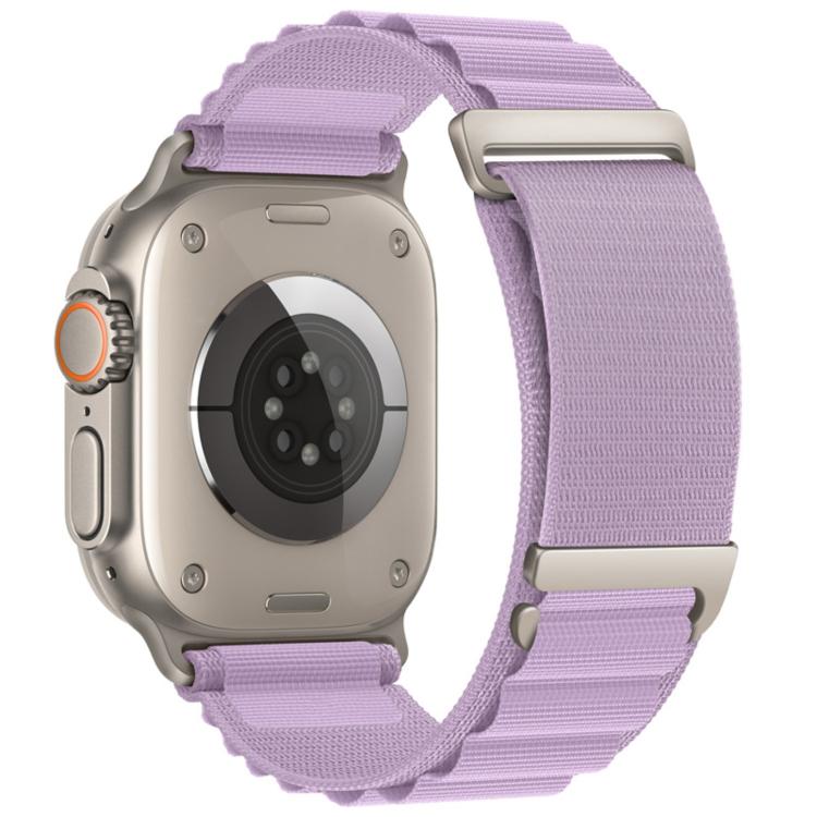 Pulseira de Relógio em Nylon com Loop de Montanha Alta em Duas Secções e Fecho C, Para Apple Watch 46mm / 49mm / 45mm / 44mm, Para Apple Watch 42mm / 41mm / 40mm / 38mm