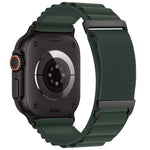 Pulseira de Relógio em Nylon com Loop de Montanha Alta em Duas Secções e Fecho C, Para Apple Watch 46mm / 49mm / 45mm / 44mm, Para Apple Watch 42mm / 41mm / 40mm / 38mm