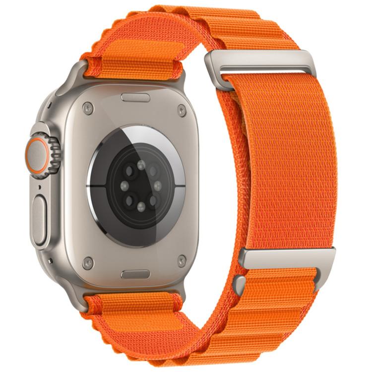 Pulseira de Relógio em Nylon com Loop de Montanha Alta em Duas Secções e Fecho C, Para Apple Watch 46mm / 49mm / 45mm / 44mm, Para Apple Watch 42mm / 41mm / 40mm / 38mm