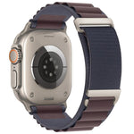 Pulseira de Relógio em Nylon com Loop de Montanha Alta em Duas Secções e Fecho C, Para Apple Watch 46mm / 49mm / 45mm / 44mm, Para Apple Watch 42mm / 41mm / 40mm / 38mm