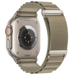 Pulseira de Relógio em Nylon com Loop de Montanha Alta em Duas Secções e Fecho C, Para Apple Watch 46mm / 49mm / 45mm / 44mm, Para Apple Watch 42mm / 41mm / 40mm / 38mm
