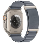Pulseira de Relógio em Nylon com Loop de Montanha Alta em Duas Secções e Fecho C, Para Apple Watch 46mm / 49mm / 45mm / 44mm, Para Apple Watch 42mm / 41mm / 40mm / 38mm