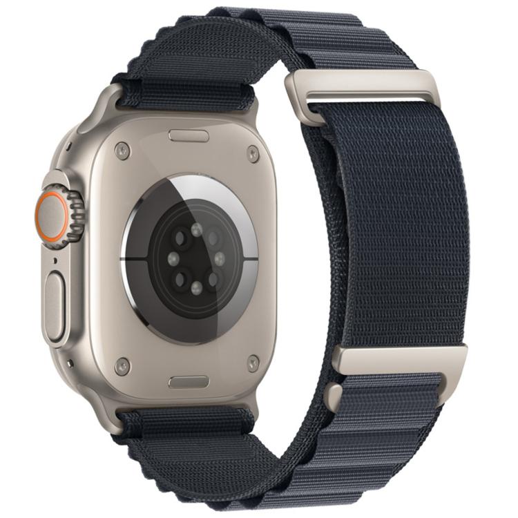 Pulseira de Relógio em Nylon com Loop de Montanha Alta em Duas Secções e Fecho C, Para Apple Watch 46mm / 49mm / 45mm / 44mm, Para Apple Watch 42mm / 41mm / 40mm / 38mm