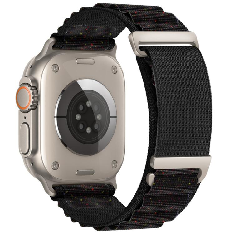 Pulseira de Relógio em Nylon com Loop de Montanha Alta em Duas Secções e Fecho C, Para Apple Watch 46mm / 49mm / 45mm / 44mm, Para Apple Watch 42mm / 41mm / 40mm / 38mm