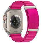 Pulseira de Relógio em Nylon com Loop de Montanha Alta em Duas Secções e Fecho C, Para Apple Watch 46mm / 49mm / 45mm / 44mm, Para Apple Watch 42mm / 41mm / 40mm / 38mm