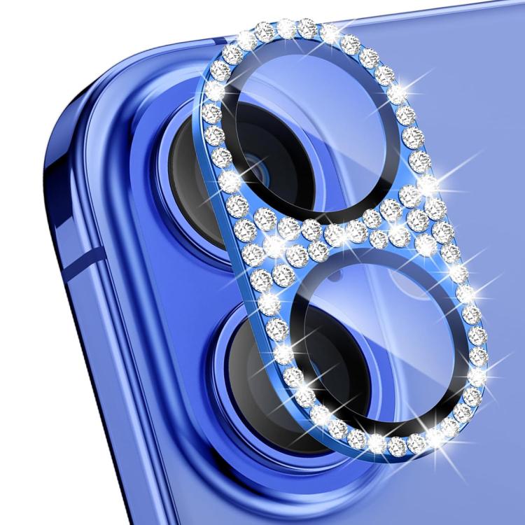 ENKAY Filme de Vidro Temperado de Liga de Alumínio com Diamante Blink Hat-Prince para Lente de Câmara, Para iPhone 17 Pro Max, Para iPhone 17 Pro, Para iPhone 17