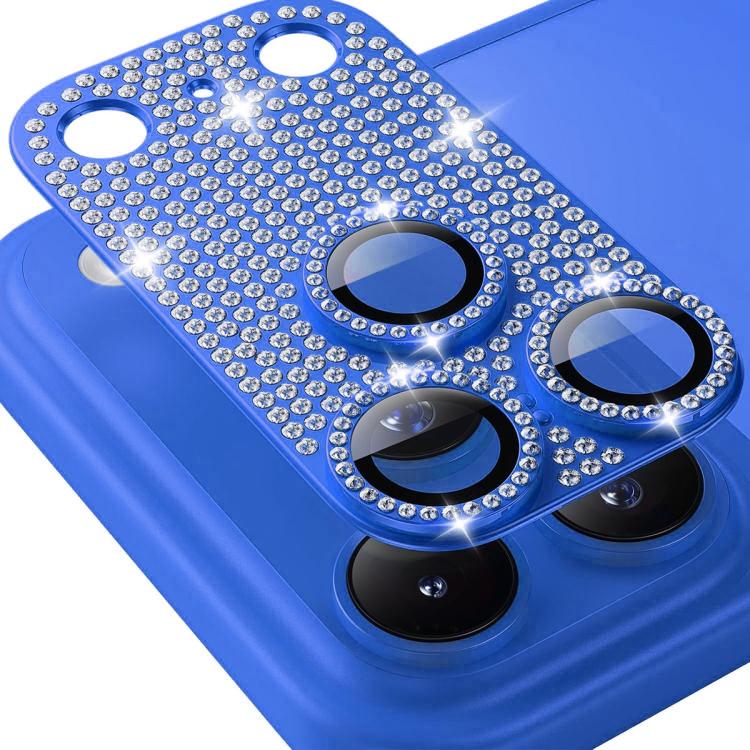 ENKAY Filme de Vidro Temperado de Liga de Alumínio com Diamante Blink Hat-Prince para Lente de Câmara, Para iPhone 17 Pro Max, Para iPhone 17 Pro, Para iPhone 17