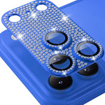 ENKAY Filme de Vidro Temperado de Liga de Alumínio com Diamante Blink Hat-Prince para Lente de Câmara, Para iPhone 17 Pro Max, Para iPhone 17 Pro, Para iPhone 17