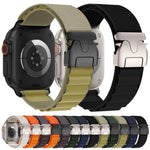 Parachute Buckle High Mountain Nylon Loop Watch Band, For Apple Watch 46mm / 49mm / 45mm / 44mm, For Apple Watch 42mm / 41mm / 40mm / 38mm