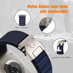 Parachute Buckle High Mountain Nylon Loop Watch Band, For Apple Watch 46mm / 49mm / 45mm / 44mm, For Apple Watch 42mm / 41mm / 40mm / 38mm