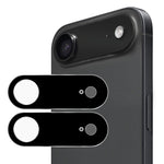 2pcs ENKAY Chapéu-Príncipe Preto Filme de Vidro Temperado 9H para Lente da Câmara Traseira, Para iPhone 17 Pro Max, Para iPhone 17 Pro, Para iPhone 17, Para iPhone Air