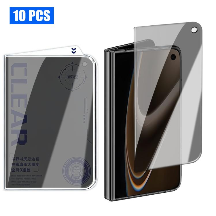 10pcs 3D Curved Zero Edge Borderless Privacy Tempered Glass Film, For iPhone Duo Outer Screen, For iPhone 18, For iPhone 18 Pro, For iPhone 18 Pro Max, For iPhone 17 Pro Max, For iPhone 17 Pro, For iPhone 17, For iPhone Air, For iPhone 16 Pro Max      ...