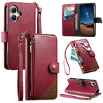 Capa para telemóvel carteira com fecho e costura em pele vegana com alça, para iPhone 17 Pro Max, para iPhone 17 Pro, para iPhone 17, para iPhone Air, para iPhone 16 Pro Max, para iPhone 16 Pro, para iPhone 16 Plus, para iPhone 16