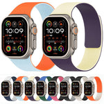 Correia de relógio magnética em silicone com textura de lichia e blocos de cor, para Apple Watch 46mm / 49mm / 45mm / 44mm, para Apple Watch 42mm / 41mm / 40mm / 38mm