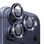 NORTHJO 1 Set Camera Lens Protector Glitter Metal Ring Film, For iPhone 17 Pro / 17 Pro Max