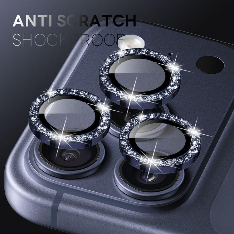NORTHJO 1 Set Camera Lens Protector Glitter Metal Ring Film, For iPhone 17 Pro / 17 Pro Max