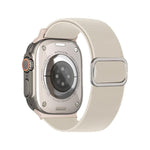 Pulseira de Relógio Elástica em Nylon com Fivela D-ring às Riscas Diagonais, Para Apple Watch 46mm / 49mm / 45mm / 44mm, Para Apple Watch 42mm / 41mm / 40mm / 38mm