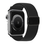 Pulseira de Relógio Elástica em Nylon com Fivela D-ring às Riscas Diagonais, Para Apple Watch 46mm / 49mm / 45mm / 44mm, Para Apple Watch 42mm / 41mm / 40mm / 38mm