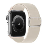Pulseira de Relógio Elástica em Nylon com Fivela D-ring às Riscas Diagonais, Para Apple Watch 46mm / 49mm / 45mm / 44mm, Para Apple Watch 42mm / 41mm / 40mm / 38mm