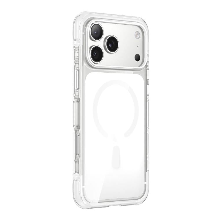 Capa de telemóvel magnética em acrílico transparente com airbag e vedação a vácuo, Para iPhone 17 Pro Max, Para iPhone 17 Pro, Para iPhone 17
