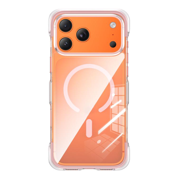 Capa de telemóvel magnética em acrílico transparente com airbag e vedação a vácuo, Para iPhone 17 Pro Max, Para iPhone 17 Pro, Para iPhone 17