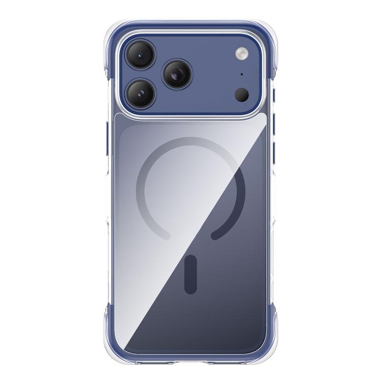 Capa de telemóvel magnética em acrílico transparente com airbag e vedação a vácuo, Para iPhone 17 Pro Max, Para iPhone 17 Pro, Para iPhone 17