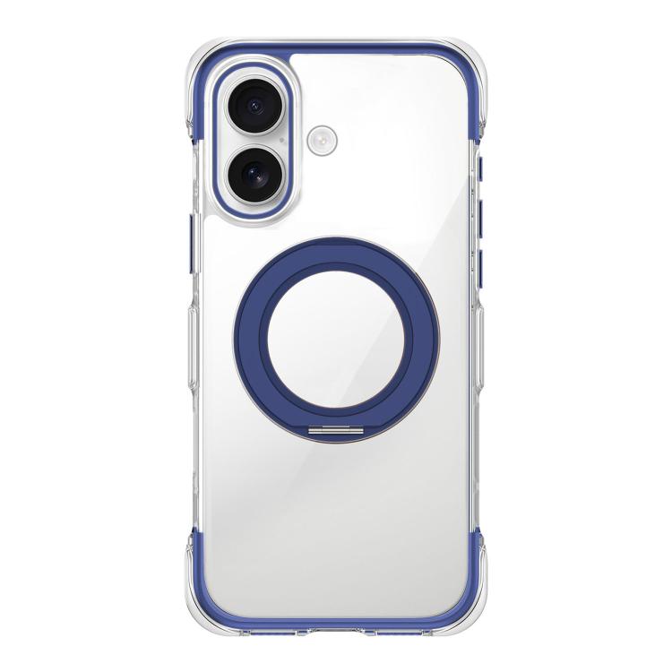 Capa de telemóvel magnética em acrílico transparente com airbag, vedação a vácuo e suporte rotativo, Para iPhone 17 Pro Max, Para iPhone 17 Pro, Para iPhone 17