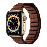 Pulseira de Relógio Quadrada em Camurça Magnética, Para Apple Watch 46mm / 49mm / 45mm / 44mm, Para Apple Watch 42mm / 41mm / 40mm / 38mm