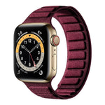 Pulseira de Relógio Quadrada em Camurça Magnética, Para Apple Watch 46mm / 49mm / 45mm / 44mm, Para Apple Watch 42mm / 41mm / 40mm / 38mm