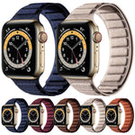 Pulseira de Relógio Quadrada em Camurça Magnética, Para Apple Watch 46mm / 49mm / 45mm / 44mm, Para Apple Watch 42mm / 41mm / 40mm / 38mm