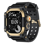 Capa protetora metálica com bracelete de relógio TPU de peça única, para Apple Watch Ultra 3 / Ultra 2 / Ultra 1 49mm