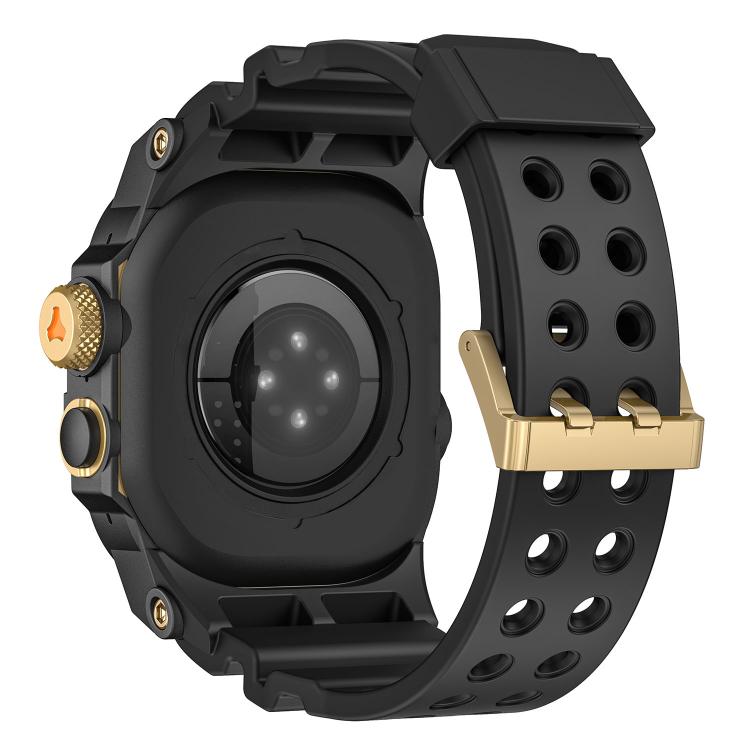 Capa protetora metálica com bracelete de relógio TPU de peça única, para Apple Watch Ultra 3 / Ultra 2 / Ultra 1 49mm