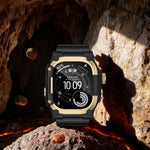 Capa protetora metálica com bracelete de relógio TPU de peça única, para Apple Watch Ultra 3 / Ultra 2 / Ultra 1 49mm