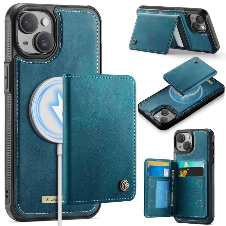 CaseMe Série Me80 Carteira Destacável Magnética em Pele Vegana com RFID, Para iPhone 13, Para iPhone 12 / 12 Pro, Para iPhone 12 Pro Max, Para iPhone 11 Pro Max, Para iPhone 11, Para iPhone 11 Pro