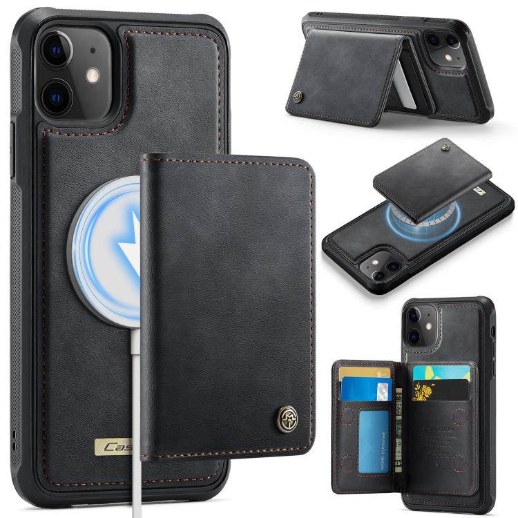 CaseMe Série Me80 Carteira Destacável Magnética em Pele Vegana com RFID, Para iPhone 13, Para iPhone 12 / 12 Pro, Para iPhone 12 Pro Max, Para iPhone 11 Pro Max, Para iPhone 11, Para iPhone 11 Pro