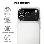 Kalebol Silk-Screened HD Anti-Fingerprint AR Integrated Camera Lens Tempered Glass Film, For iPhone 18 Pro, For iPhone 18 Pro Max, For iPhone 17 Pro Max, For iPhone 17 Pro, For iPhone 17, For iPhone Air, For iPhone 13, For iPhone 17e / 16e             ...