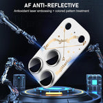 Para iPhone 17 Pro Doze Constelações Armadura Filme Integrado de Metal Fosco de Cobertura Total para Lente da Câmara, Escorpião, Balança, Aquário, Gémeos, Peixes, Leão, Sagitário, Capricórnio, Caranguejo, Touro, Virgem, Carneiro